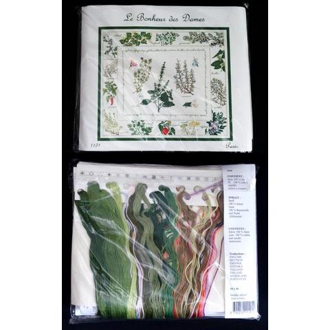 【ル・ボヌール・デ・ダム】 クロスステッチ刺繍キット 1191 Les herbiers 植物標本集_1