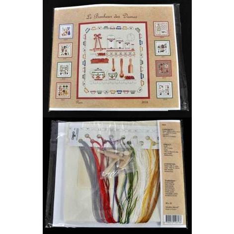 ルボヌールデダム　テーブルクロス刺繍キット ルボヌールデダム テーブルクロス刺繍キット