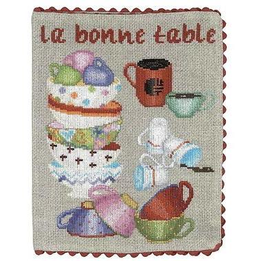 ルボヌールデダム　テーブルクロス刺繍キット ルボヌールデダムテーブルクロス刺繍キット