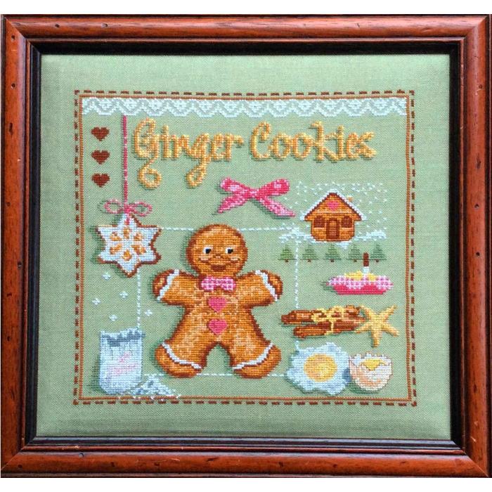 マダム ラ フェ クロスステッチ刺繍キット MINI35 Ginger Cookie ジンジャークッキー 【送料無料】