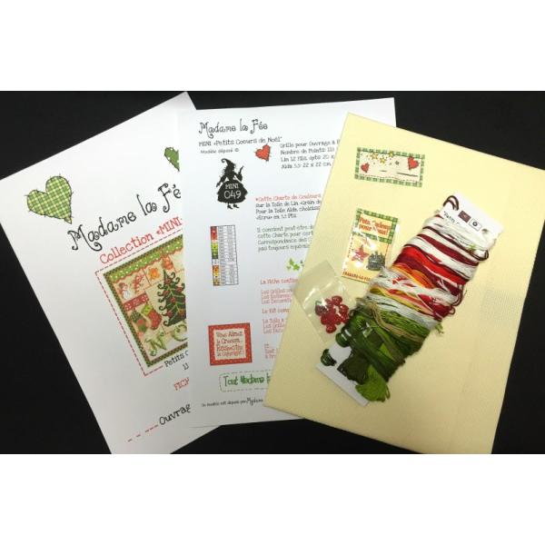 マダム ラ フェ クロスステッチ刺繍キット MINI49 Noel クリスマス 【送料無料】の画像