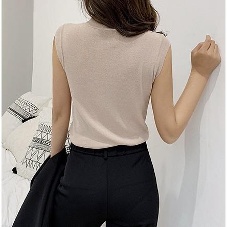 サマーニット ３カラー ノースリーブトップス 万能コーデに シンプルデザイン ブラック ホワイト ピンクベージュ メール便送料無料 Cb014 10 チェリッシュ 通販 Yahoo ショッピング