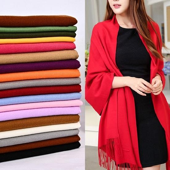 ストール 大判 カシミヤフィール 最新デザインの シンプル 1７カラー スカーフ 冷房対策 ショール Uvカット 送料無料