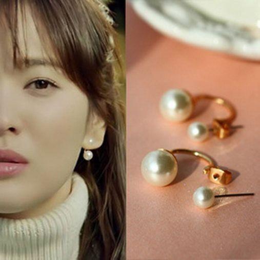 バックピアス ダブルパール 海外有名人着用モデル 真珠 N12 01 電子タバコの帆紀屋 ほきや 通販 Yahoo ショッピング