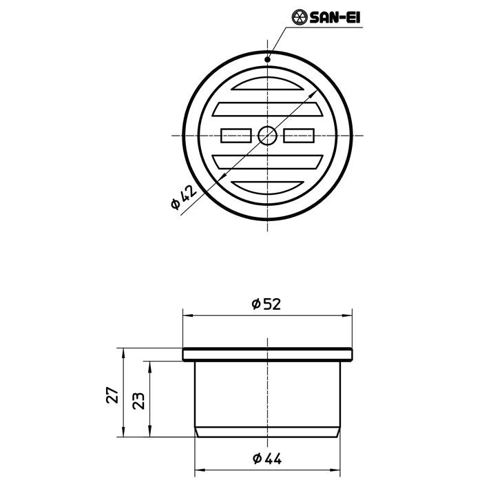 SANEI(水栓金具) 三栄 SANEI VU目皿 H41-50 お風呂 排水口 SANEI(水栓金具) 三栄 SANEI VU目皿 H41-50 お風呂 排水口