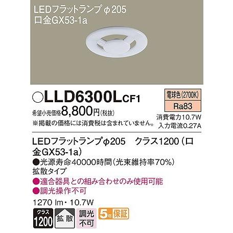 Panasonic（パナソニック） LEDフラットランプ 交換用ランプ φ205 電球