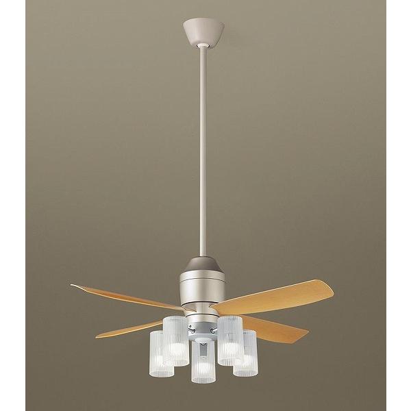 パナソニック シーリングファン 〜10畳 シルバー LED（電球色） XS72113F