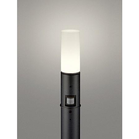 オーデリック ポールライト センサー付 ブラック H700 LED（電球色） OG254663LCR