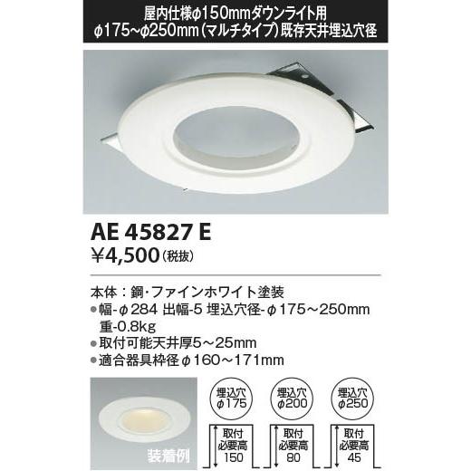 AE45827E コイズミ リニューアルプレート ホワイト｜e-connect｜02