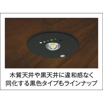 AR52841 コイズミ 非常灯 ブラック 中天井用(〜6m) LED(昼白色)の画像