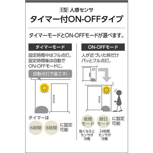 AU39961L コイズミ 和風ポーチライト LED（電球色） センサー付｜e-connect｜04