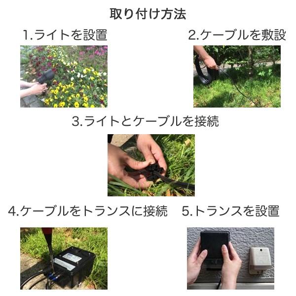 (メーカー直送) バークレー 投光ライト SP-07-7 広角タイプ ワット数13.3W ブラック LED電球色 105°※電源トランス・ケーブル別売 |  | 02