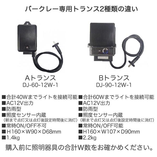 (メーカー直送) バークレー 投光ライト SP-07-7 広角タイプ ワット数13.3W ブラック LED電球色 105°※電源トランス・ケーブル別売 |  | 04