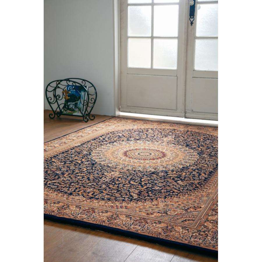 メーカー直送) カーペット ラグ マット 6畳 240×330 ブルー メーカー直送) カーペット ラグ マット 6畳 240×330 ブルー