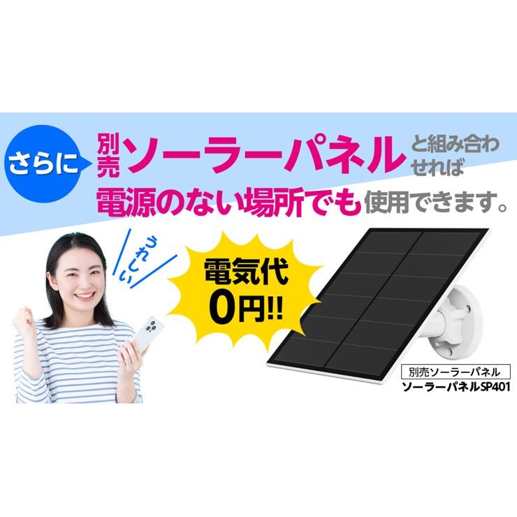 防犯カメラ 屋外用 4Gカメラ GS-4GPT-301 ディフェンダー301 SIMカード