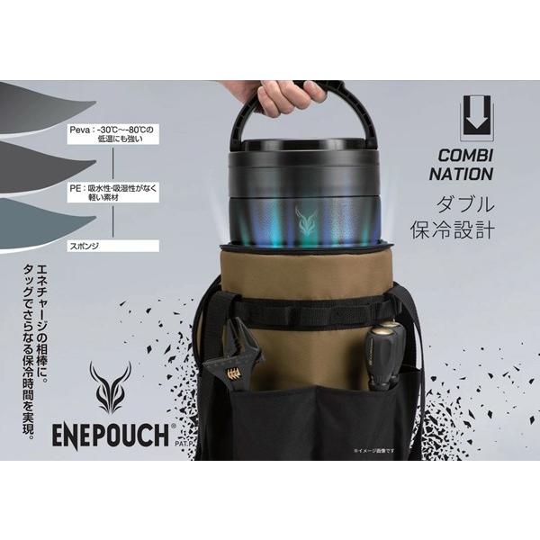 アイスマン　ENEPOUCH YAMASHIN エネポーチ　キャメルブラック アイスマン エネポーチ キャメルxブラック ICM-EP1 山真 空調服