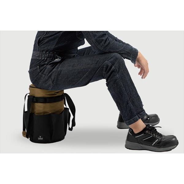 アイスマン エネポーチ キャメルxブラック ICM-EP1 山真 空調服