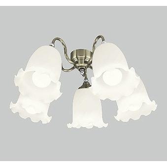 WF688PR オーデリック シーリングファン用照明器具 ブラス 5灯 LED 電球色＋昼白色 調光 〜10畳