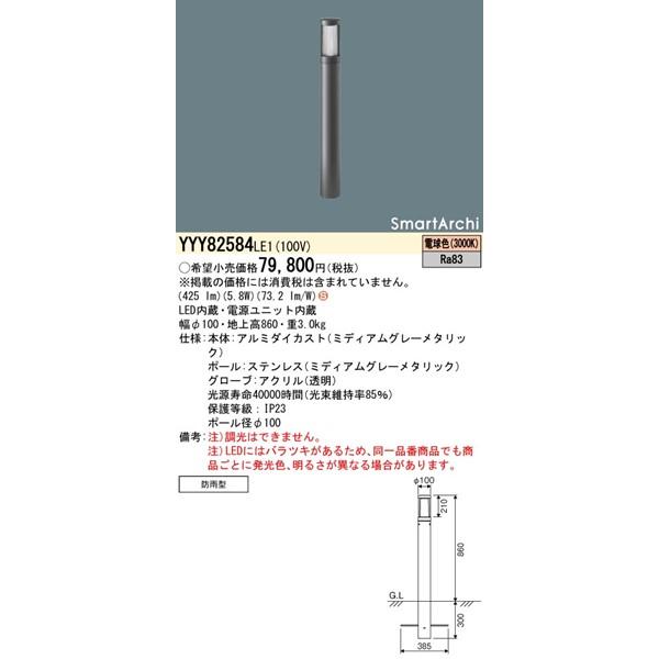 パナソニック　新品未開封　外灯YYY82284 6台 パナソニック新品未開封外灯YYY82284 6台