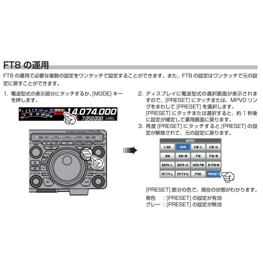 FTDX10(FTDX-10) 100W & DM-330MV & SPS10  HF/50MHz ハイブリッドSDR YAESU 八重洲無線｜e-connection｜15