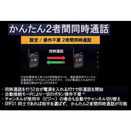 SRFD1(SRFD-1) 多者間同時通話対応 特定小電力トランシーバー Bluetooth対応 YAESU 八重洲無線 |  | 01