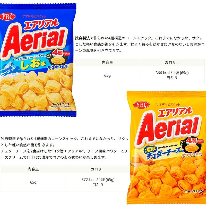 エアリアル ヤマザキビスケット 65g 4種各3袋セット（計12袋） Aerial