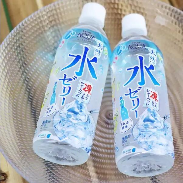 acure made From AQUA  天然水ゼリー ラムネ風味 515gペットボトル 1ケース（24本）（冷凍対応可）ふってゼリー／振るゼリー | acure made | 01
