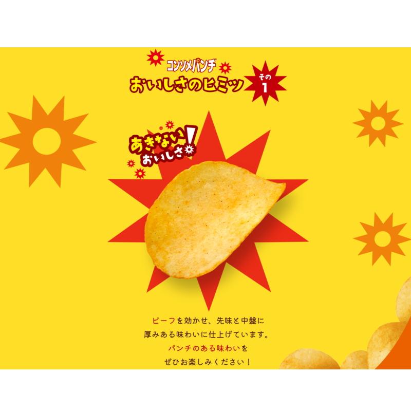 カルビー ポテトチップス BIGBAG(ビッグバッグ) 157g〜160g コンソメパンチ 1ケース(12袋) | カルビー | 01