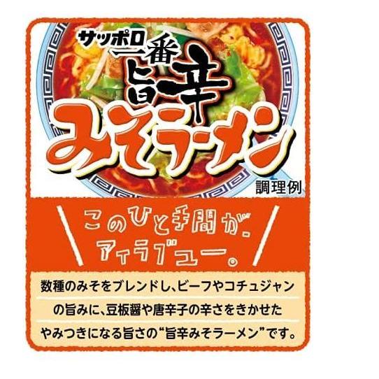 サッポロ一番 みそラーメン 旨辛 5食x6個(計30食) 袋めん : イー
