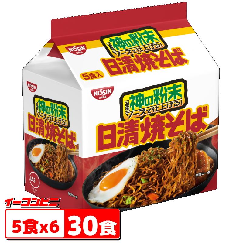 日清食品 日清焼そば 5食パック 500g x 6袋 焼きそば インスタント
