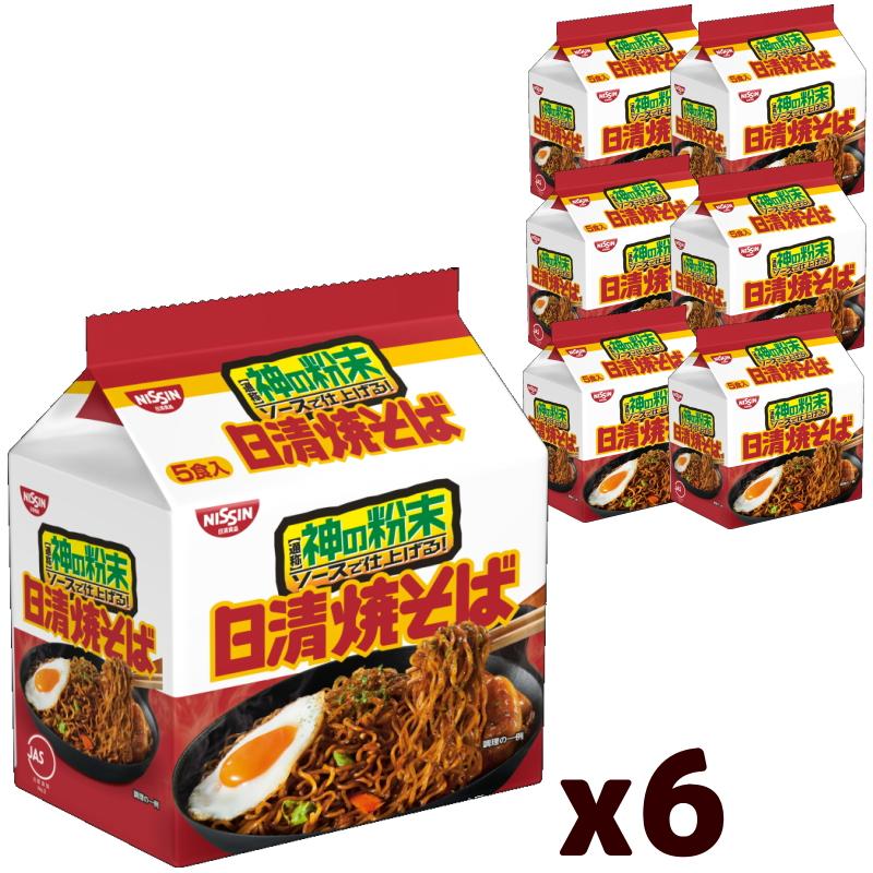 日清食品 日清焼そば 5食パック 500g x 6袋 焼きそば インスタント