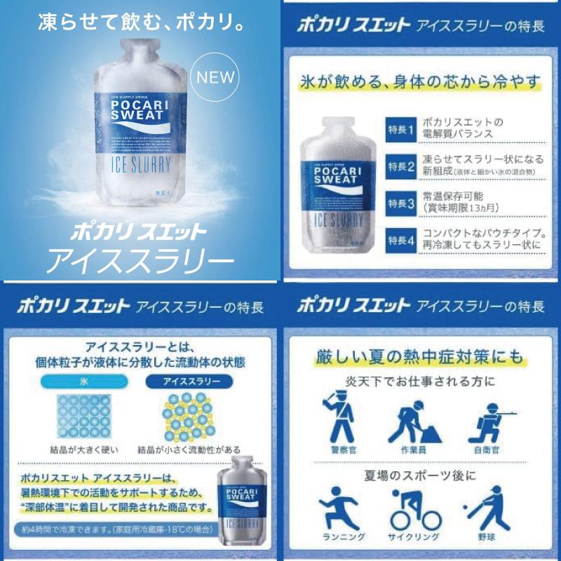 ポカリスエット 【セール】大塚製薬 アイススラリー 100g x 6袋 ICE