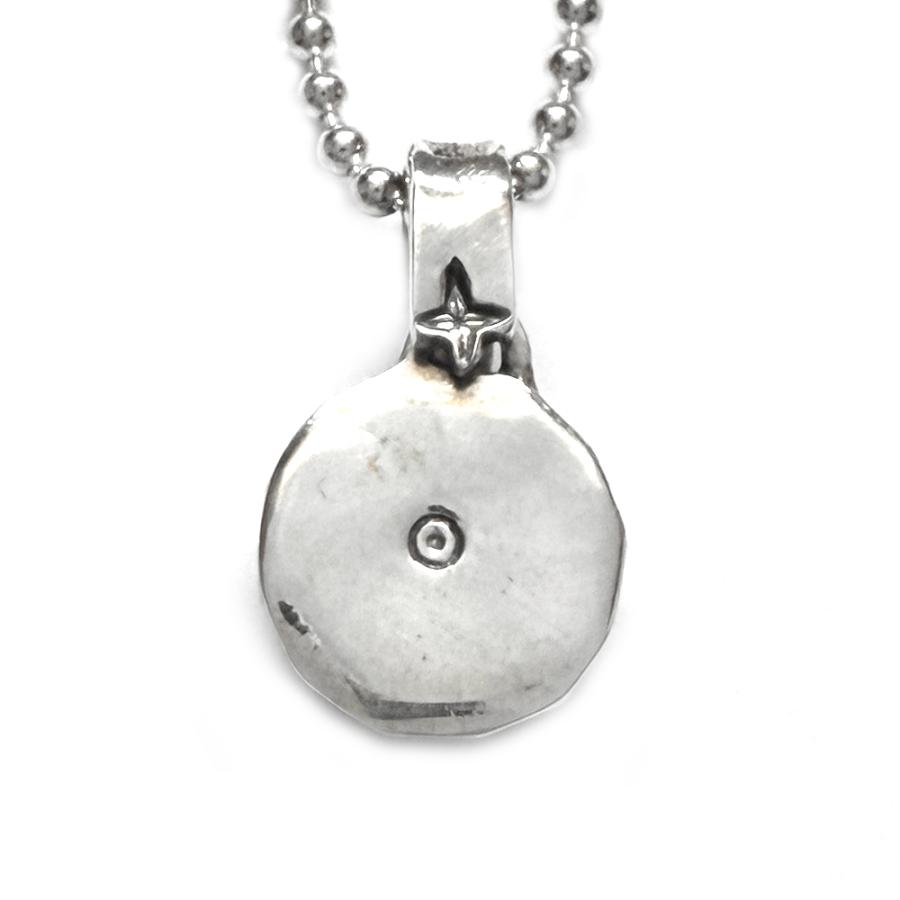 アレックスストリーター Alex Streeter ベイビーデビルハートペンダントw/グリーンアイ  BABY DEVIL HEART PENDANT w GREEN EYEの画像
