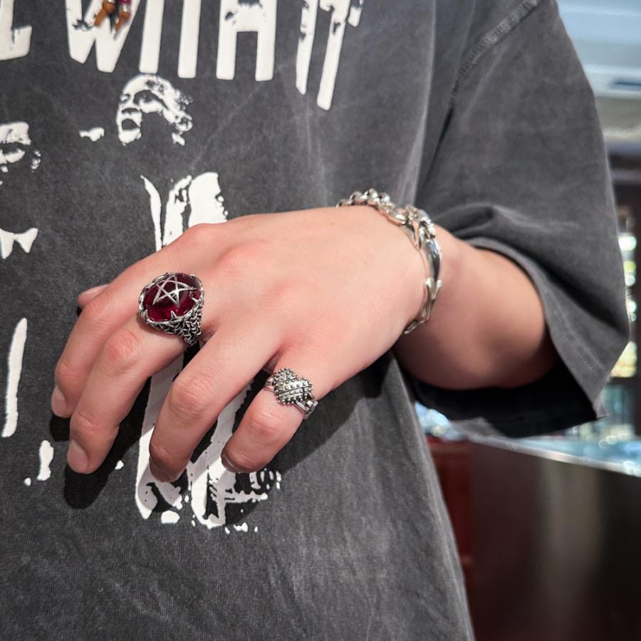 アクセサリー ALEX STREETER STEEL HEART RING ALEX STREETER アレックスストリーター Alex Streeter スチール