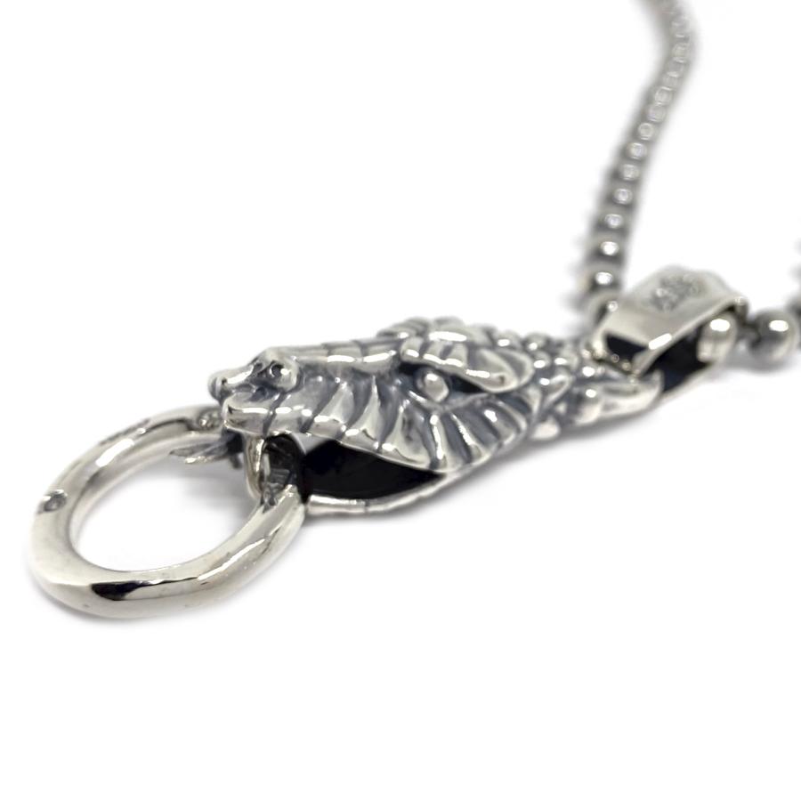ビルウォールレザー Bill Wall Leather ミディアムスネークwマウスリングペンダント Medium Snake w Mouth Ring Pendantの画像