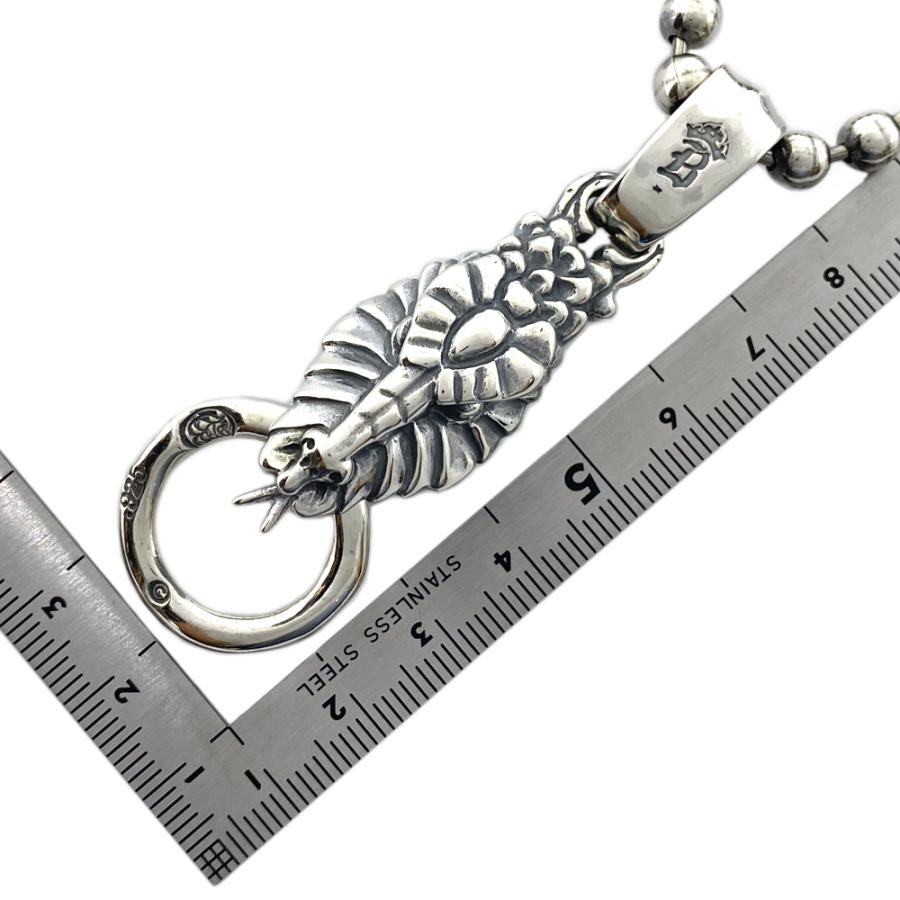 ビルウォールレザー Bill Wall Leather ミディアムスネークwマウスリングペンダント Medium Snake w Mouth Ring Pendantの画像