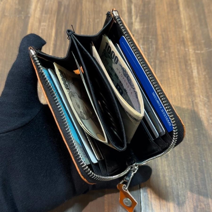 BILL WALL LEATHER（ビルウォールレザー） クリームスモールジップ