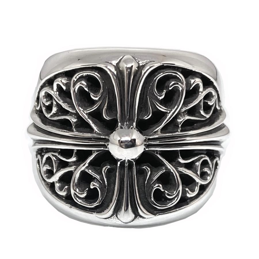 Chrome Hearts クロムハーツ Classic Oval Cross Ring クラシックオーバルクロスリング Ch Cream 通販 Yahoo ショッピング