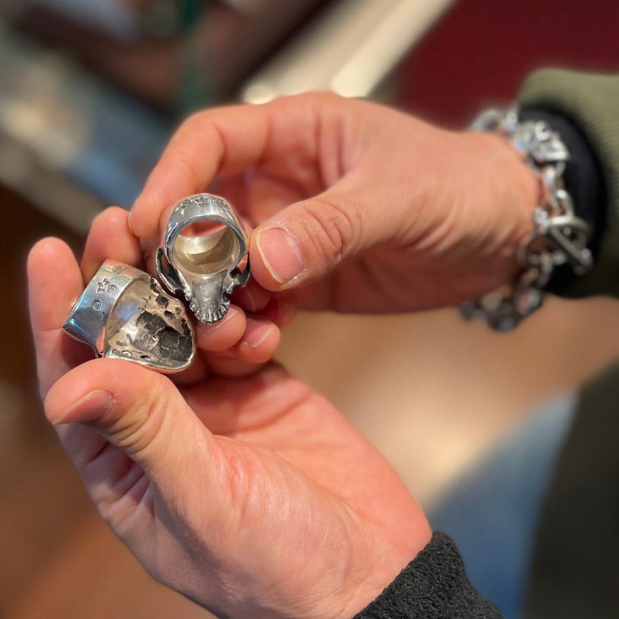 LARGE SKULL RING ラージ スカルリング 指輪 シルバーリング LARGE SKULL RING ラージ スカルリング 指輪 シルバーリング
