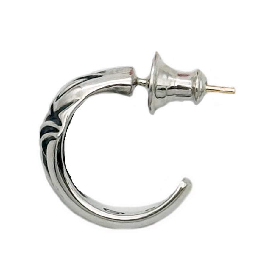 【LONEONES】カーヴドシルクフープピアス LONE ONES（ロンワンズ） カーヴドシルクフープ Carved Silk Hoop