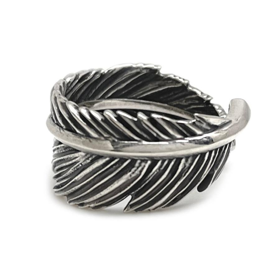 LONE ONES フェザーリング シルバー LONE ONES（ロンワンズ） フェザーリング Feather Ring : CREAM - 通販