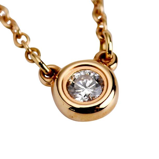 【極美品】ティファニー K18 バイザヤード ダイヤ ネックレス 7156 極美品】ティファニー K18 バイザヤード ダイヤ ネックレス 7156