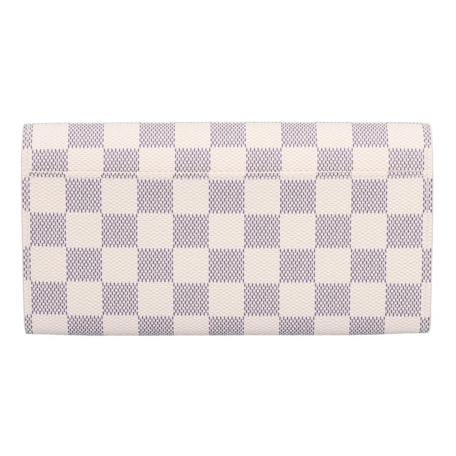 【並行輸入品】 ルイヴィトン LOUIS VUITTON 長財布 フラップ財布 アズール N63208 ポルトフォイユ・サラの画像