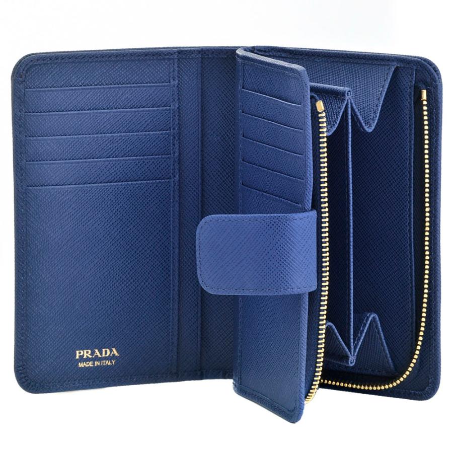 PRADA 【お取り寄せ】 プラダ 財布 折財布 1ML225 QWA F0016 BLUETTE 