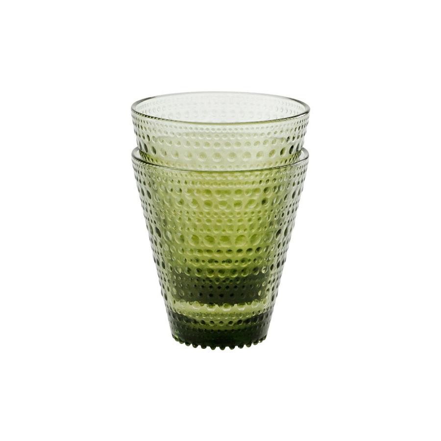 【お取り寄せ】 イッタラ IITTALA グラス ペア タンブラー 366097 KASTEHELMI カステヘルミ モスグリーン 300ml 2個セット｜e-cross｜02