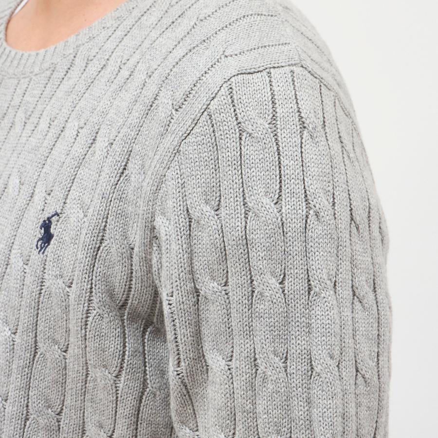 美品　RALPH LAUREN ラルフローレン ケーブルニット 銀ボタン POLO RALPH LAUREN（ポロ・ラルフローレン） 【並行輸入品】 ポロ