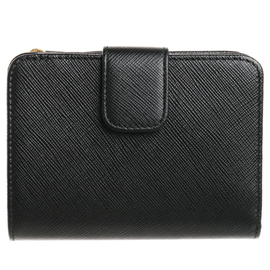 【お取り寄せ】 【並行輸入品】 プラダ PRADA 折財布 1ML018 QHH F0002 ブラック(NERO)の画像