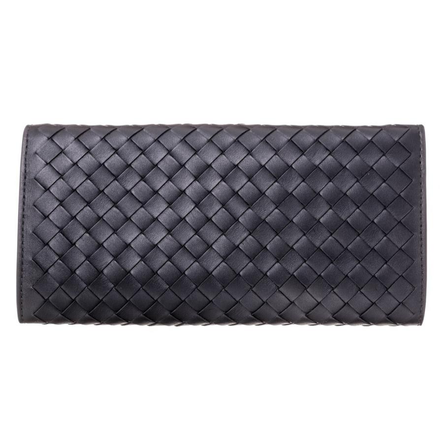 BOTTEGA VENETA ボッテガ【クロコダイル】長財布　黒イントレチャート BOTTEGA VENETA ボッテガヴェネタ 長財布 イントレチャート 財布