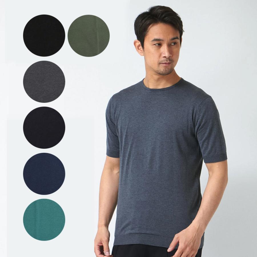 JOHN SMEDLEY ジョンスメドレー メンズ 半袖 クルーネックニット JOHN SMEDLEY ジョンスメドレー メンズ 半袖 クルーネックニット