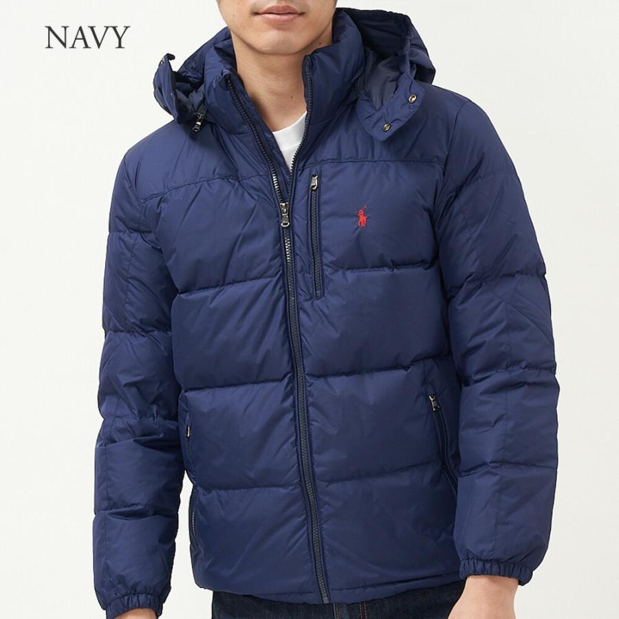 ポロラルフローレン ダウンジャケット 短丈 ネイビー XL　D584 POLO RALPH LAUREN（ポロ・ラルフローレン） 【並行輸入品】 ポロ